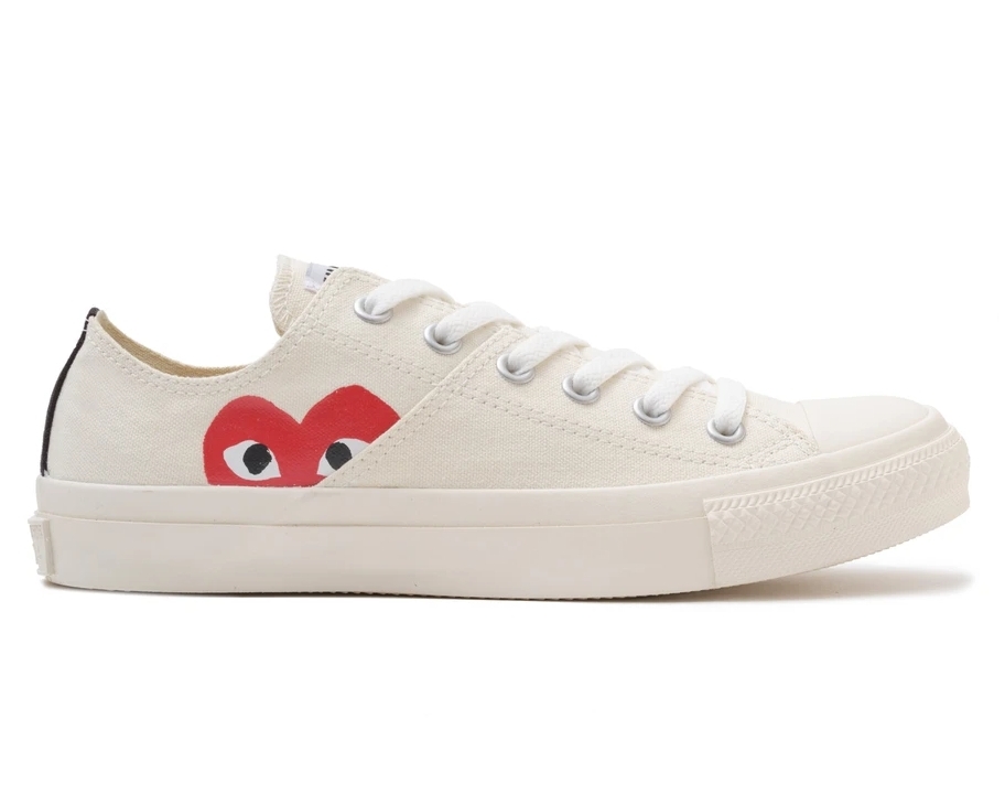 【Luxury】Converse x CDG 川久保玲 聯名帆布鞋 PLAY COMME DES GARÇONS 愛心鞋