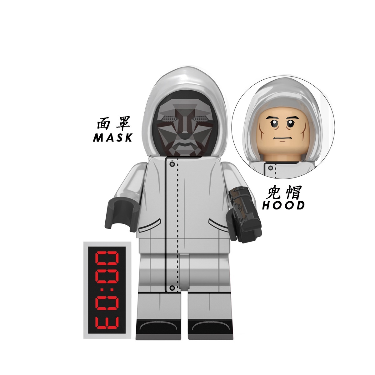 Squid Game BOSS Custom Minifigures Minifigs Fit Lego KDL808 K2056