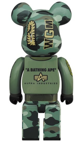 BE@RBRICK BAPE (R) × ALPHA 100％ & 400％