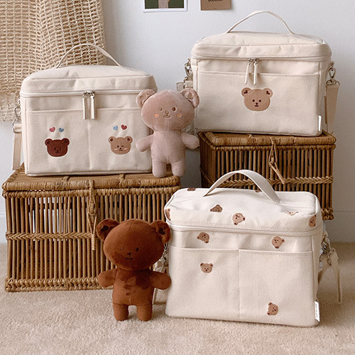 Dot to Dot 熊仔保溫媽媽袋 (L size 可加購內分格袋)