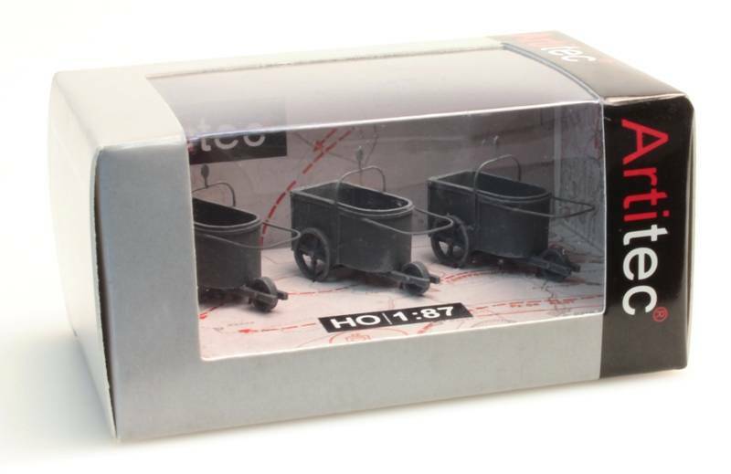 Artitec 387.144 HO guage 3 coal tubs for coaling station