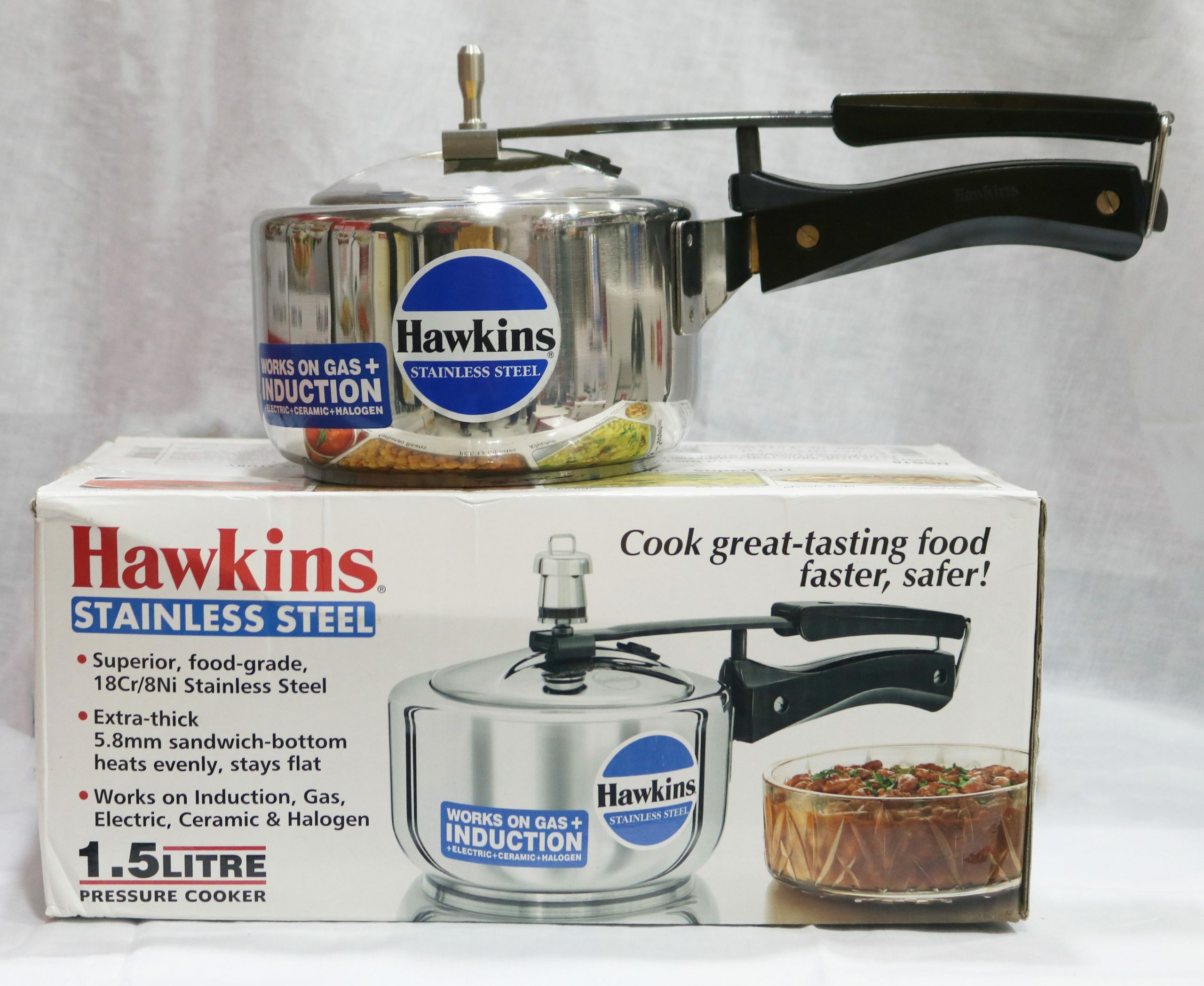 hawkins induction pressure cooker 1.5 litre