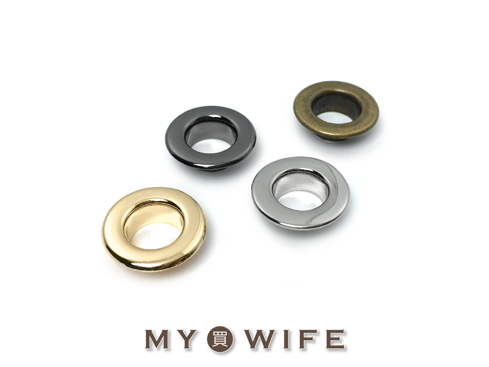 銅質平雞眼_4色7規格【CLI-001系列】