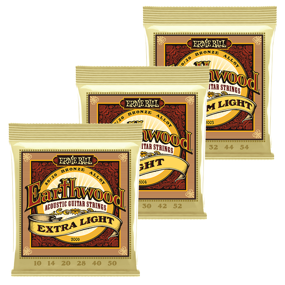 Ernie Ball Ernie Ball EarthWood 民謠吉他弦 黃銅 — 三峽吉他 / Bass｜YA! 玩音樂