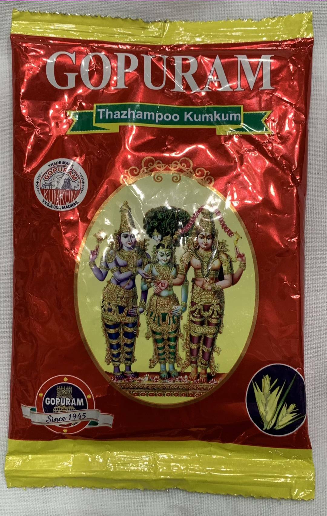 Gopuram Kumkum Packets