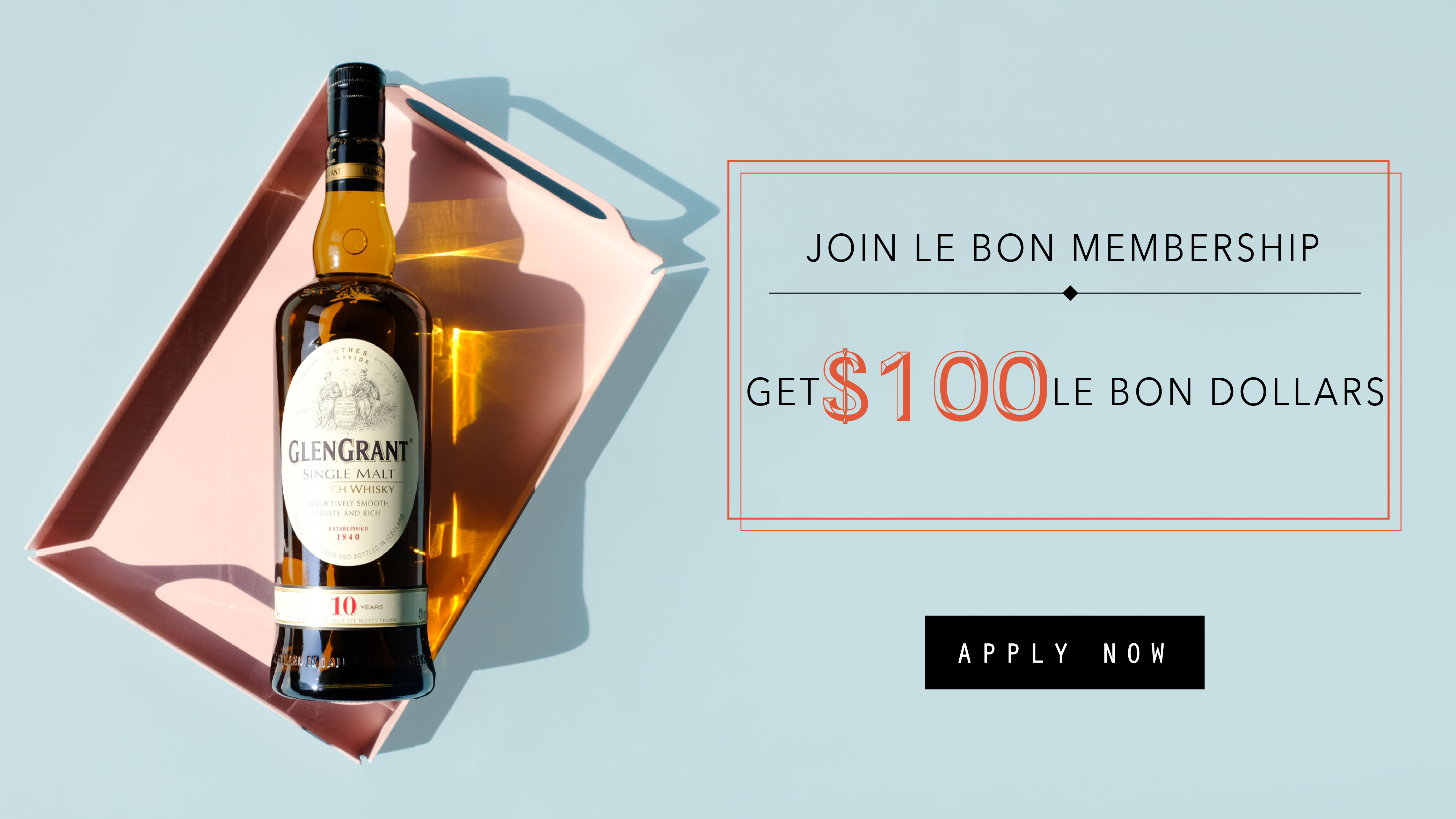 JOIN MEMBERSHIP GET $100 DISCOUNT FOR ANY ORDER