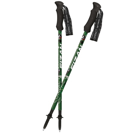 【FIZAN】超輕三節式登山杖 台灣黑熊 2入特惠組