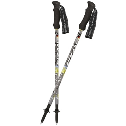 【FIZAN】超輕三節式登山杖 龍膽 2入特惠組