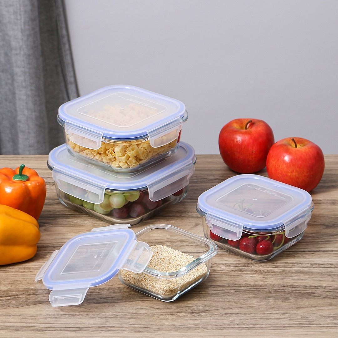 耐熱玻璃保鮮盒/1.1L