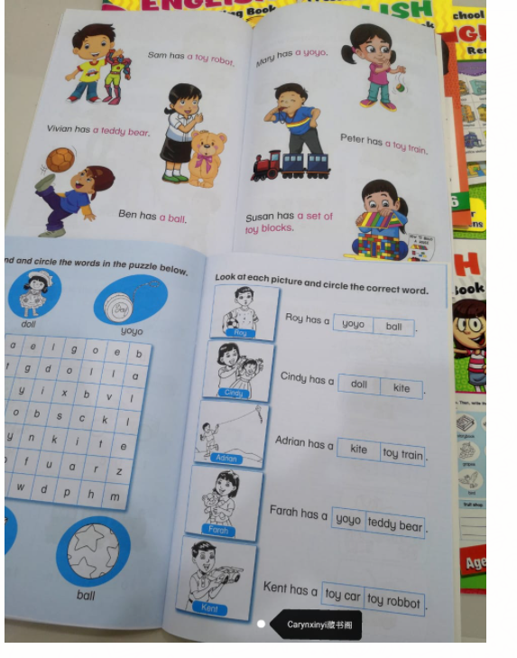 my preschool english 8本