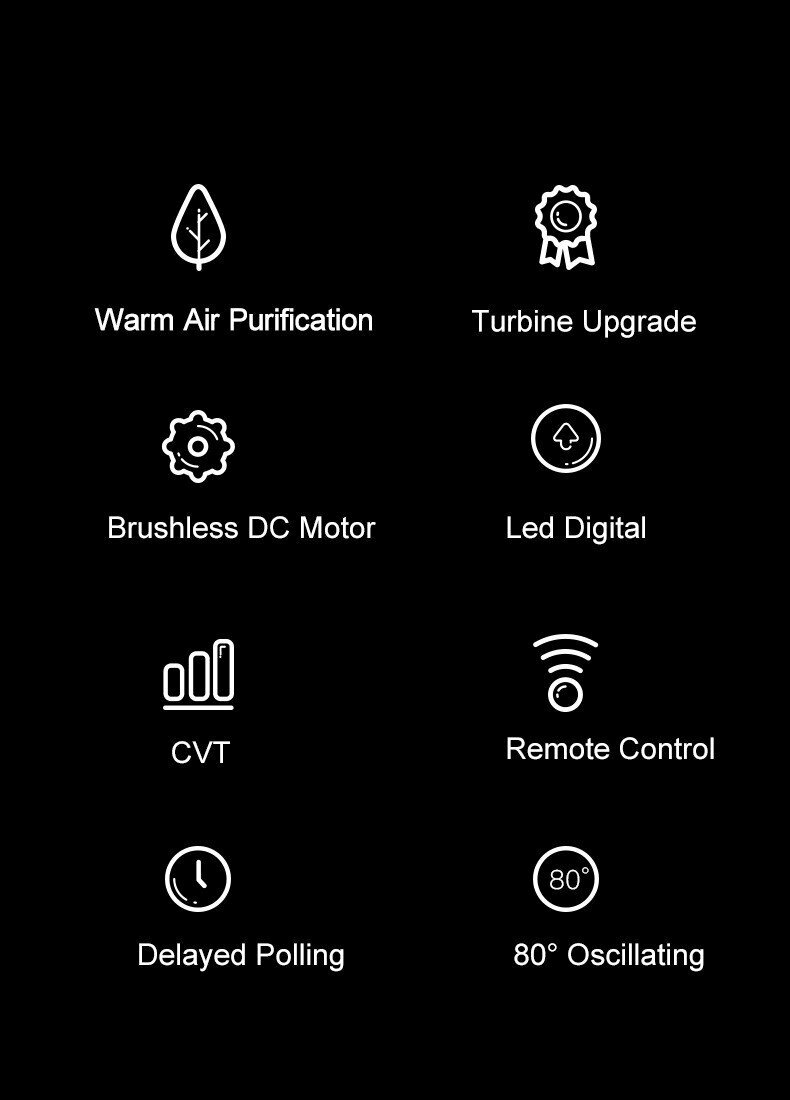 Hot+Cool Bladeless Fan 四季冷暖空氣淨化無葉風扇