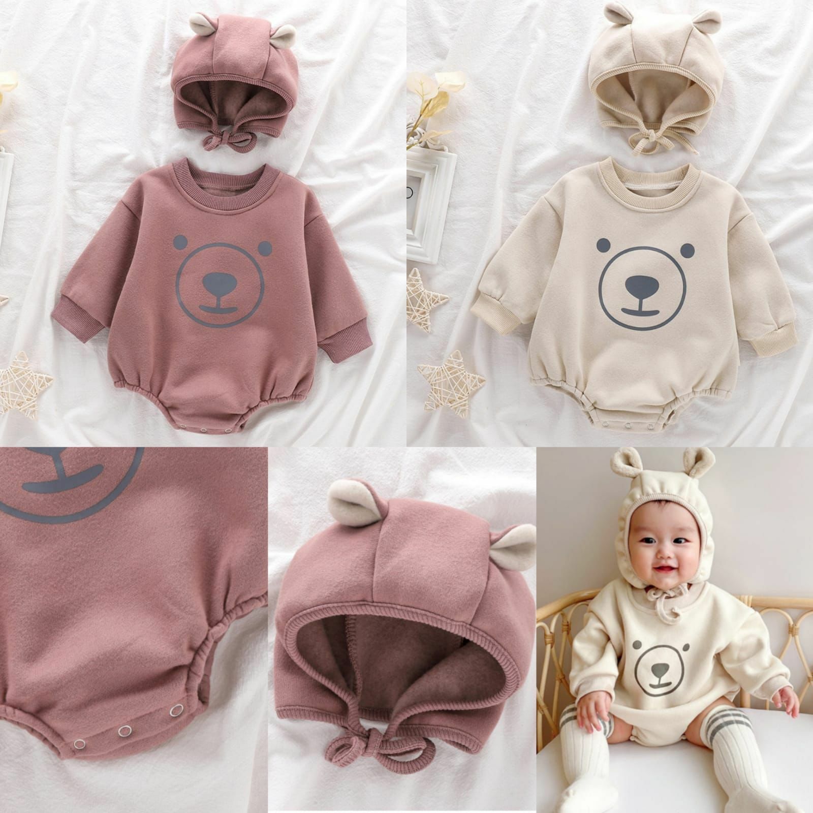 🔸加絨熊仔連身衣No.1468