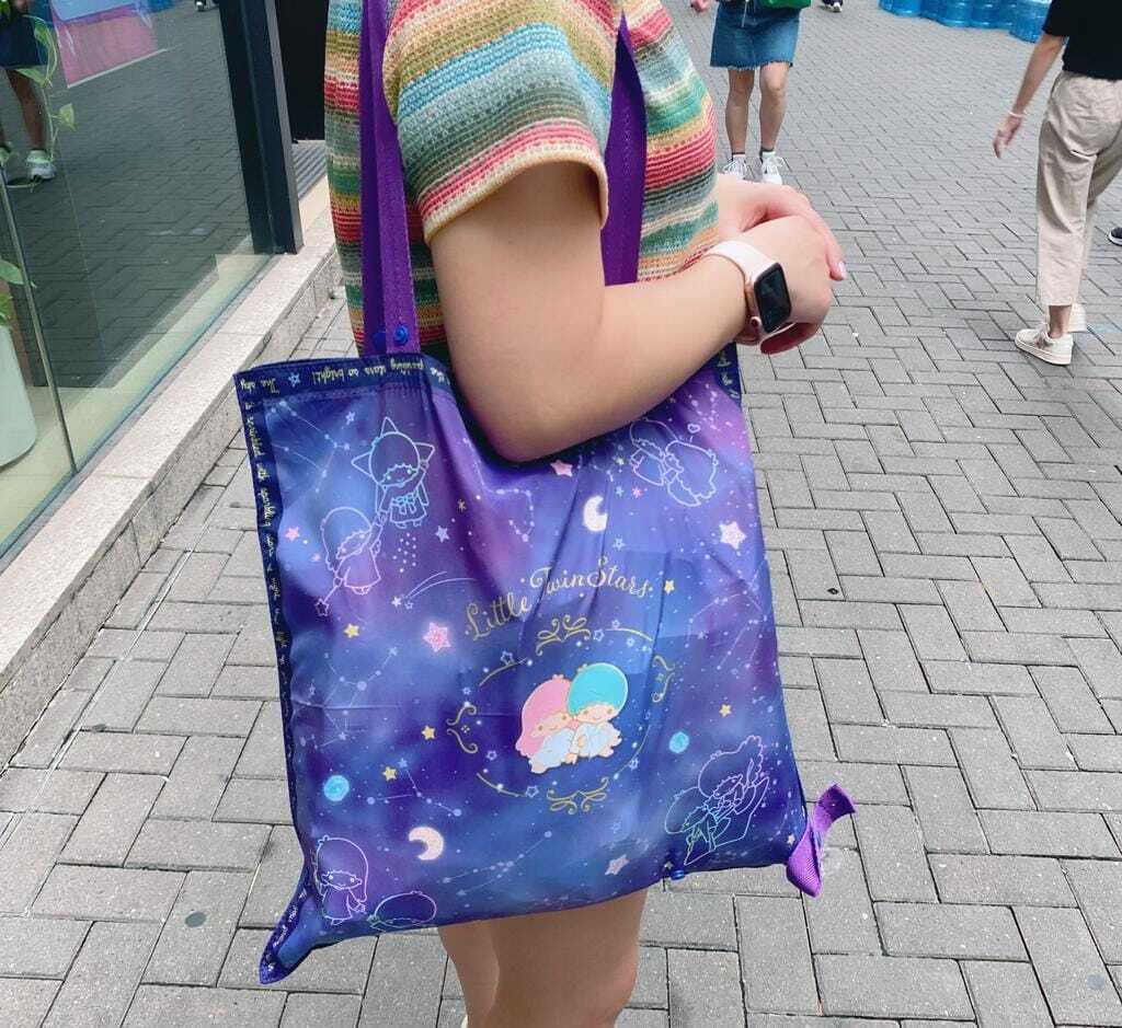 Sanrio典雅絲帶購物袋