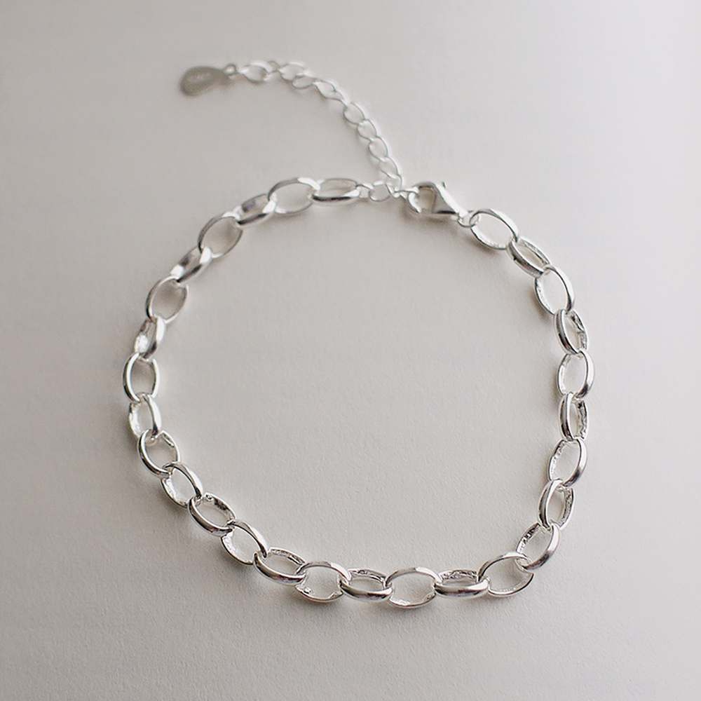 圈圈純銀手鍊/SB996