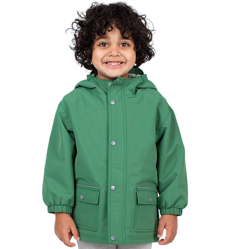 Jan & Jul Cozy-Dry Rain Jacket - Fern Green main image 1