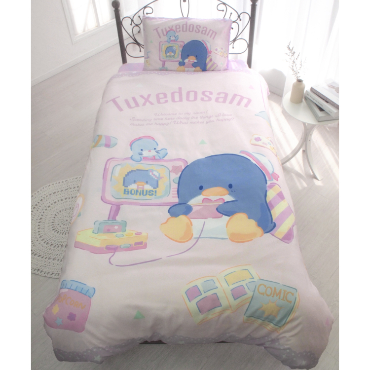 Sanrio 企鵝床上用品三件裝單人 #BD21-SB-586-S