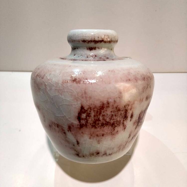 手工高嶺土鈞窯冰裂紋陶瓶