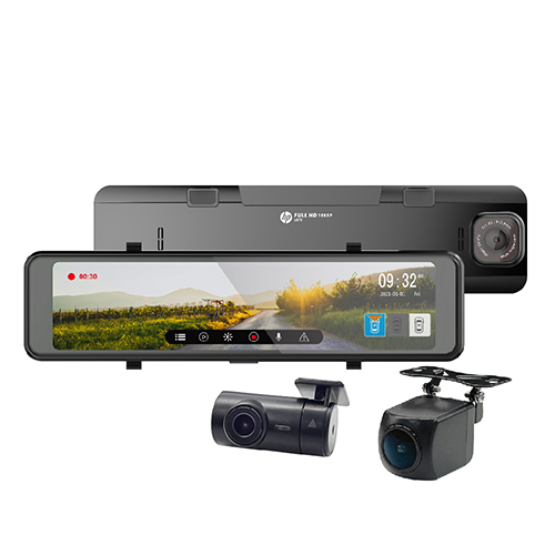 ミラー型ドラレコ HP s979w中古美品