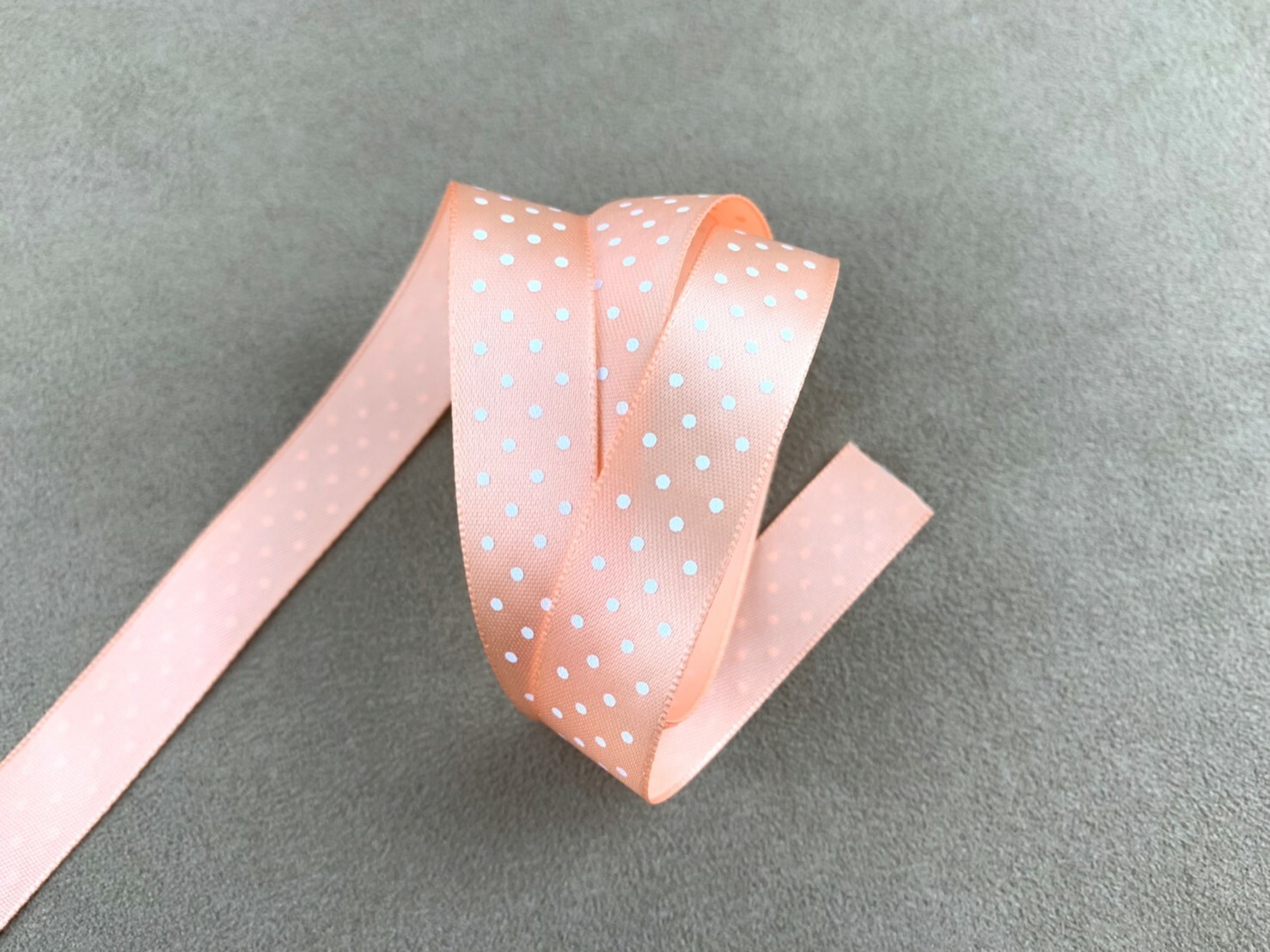 經典瑞士小圓點/斜四點/單緞面/15mm