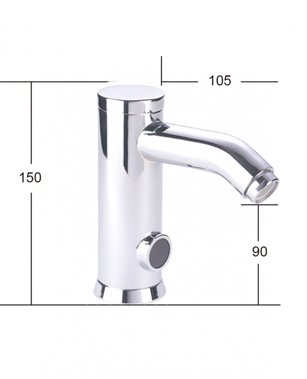 摩登 單孔面盆感應龍頭 M-2627