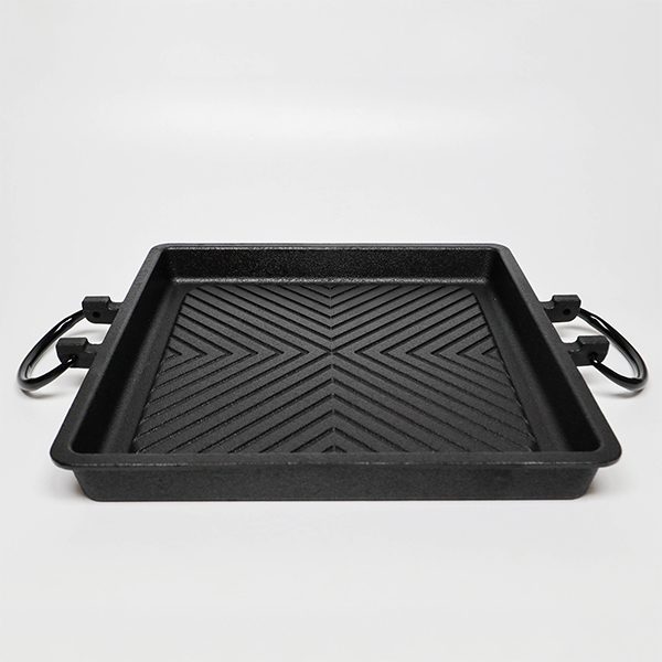 【鳳文堂】角型 燒肉烤盤-27cm