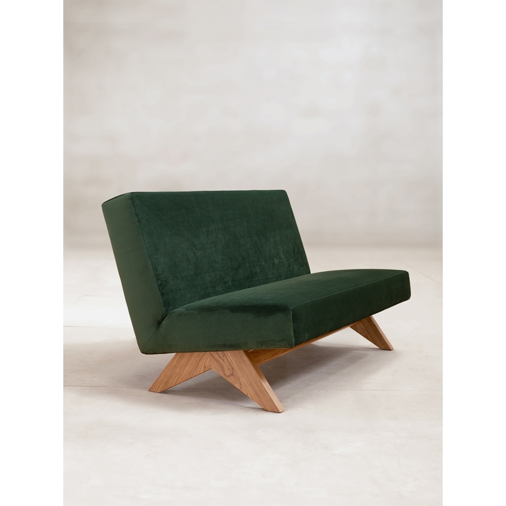 Pierre Jeanneret Upholstered Armless Sofa 布料無扶手沙發