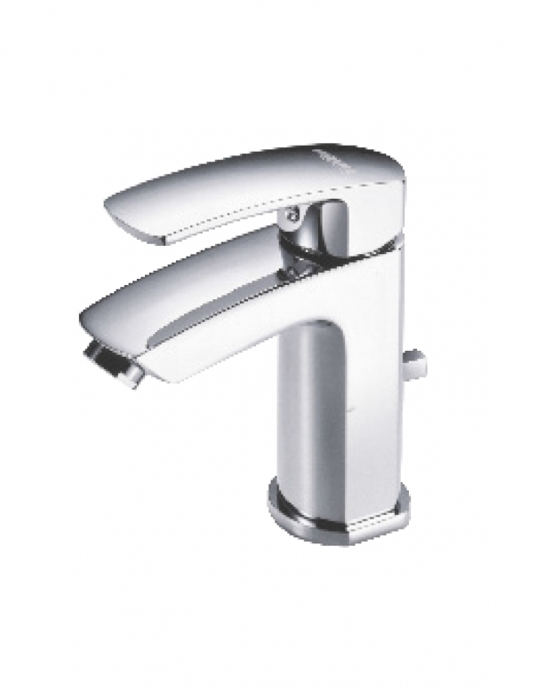 摩登 單孔面盆龍頭(鍍鉻/玫瑰金) M-7015 / M-7015A