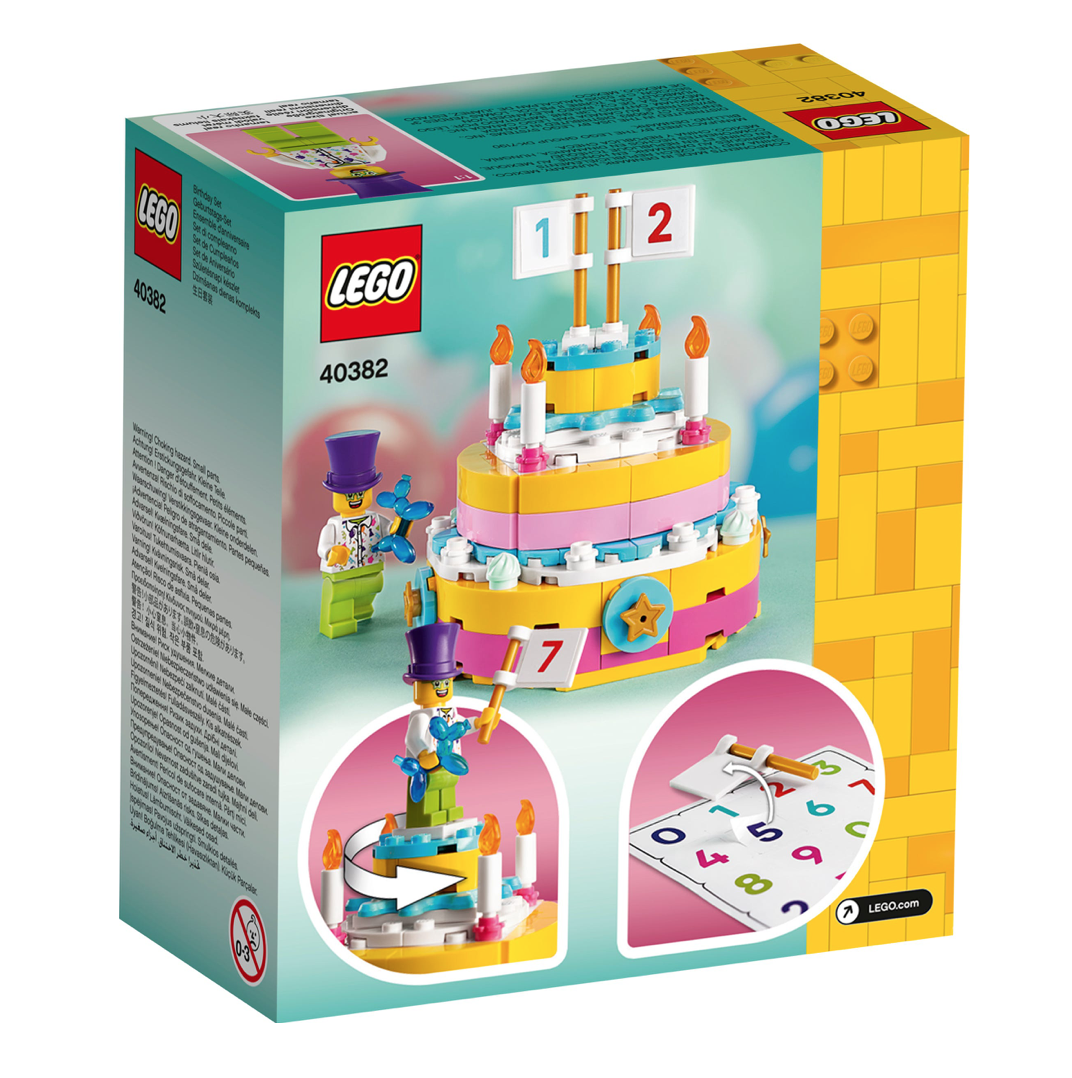 飛米樂高積木磚賣店] LEGO 40382 BrickHeadz 生日蛋糕