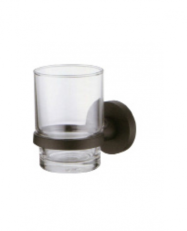 摩登 漱口杯架 (黑色) C-5504