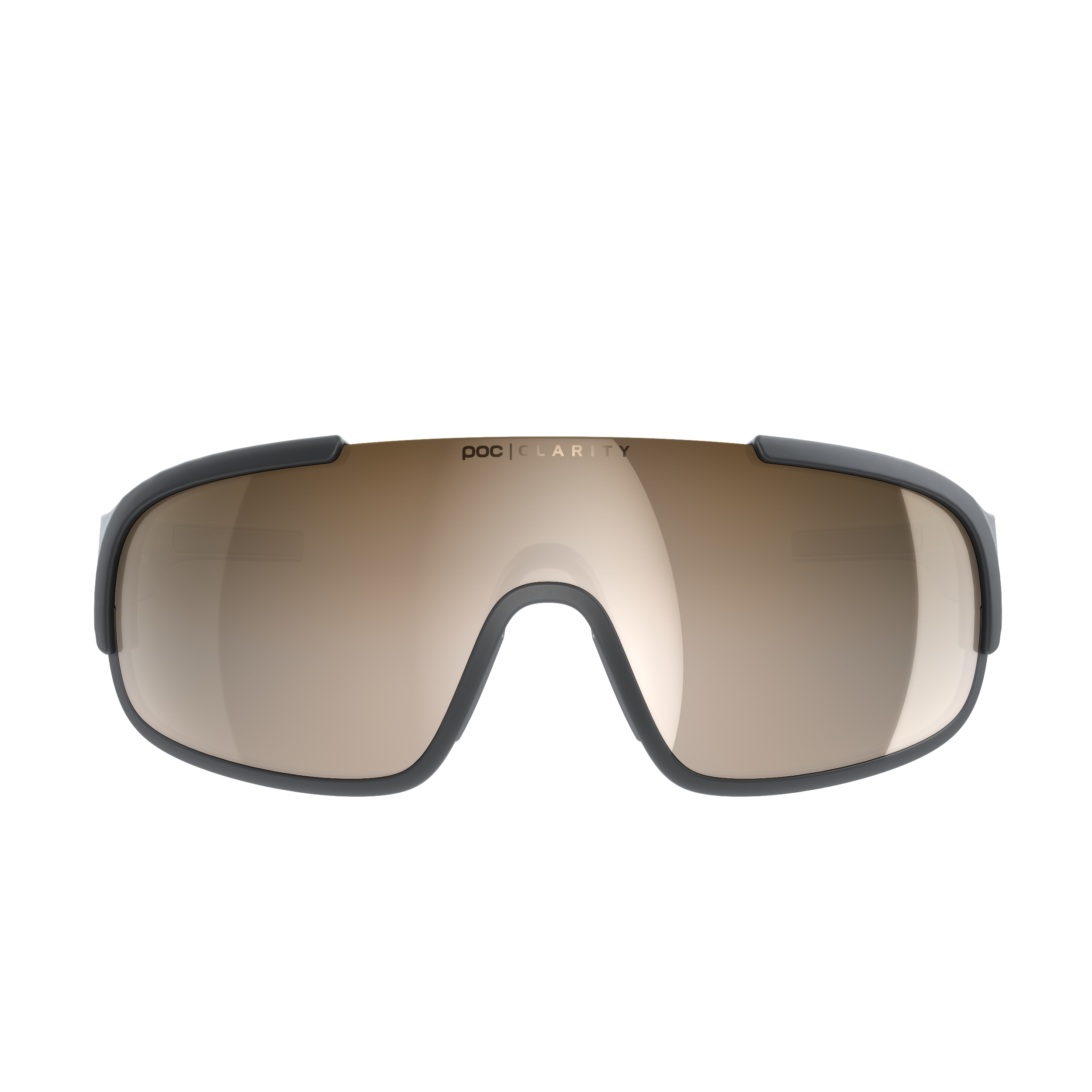 【正規品・美品】POC CRAVE ブライトミラーレンズ、ブラッククリアフレーム Crave Sparelens に Clarity Road/Partly Sunny Light Silver