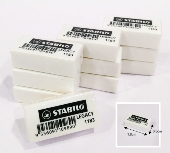 Stabilo Eraser Legacy 1883 (一盒50pcs)