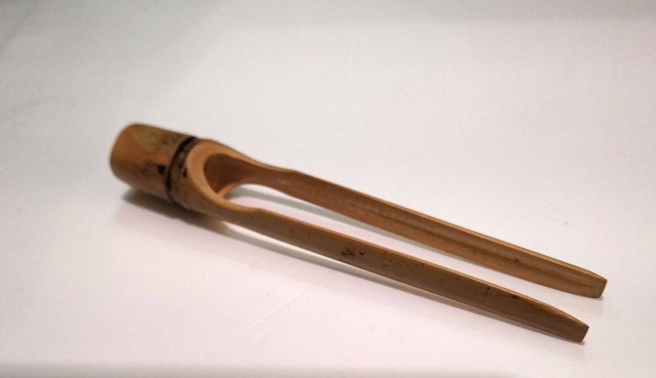 淺色天然竹節茶夾