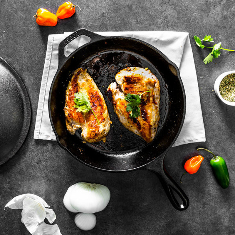 美國LODGE D10.25吋鑄鐵單柄煎鍋  -F-L8SK3