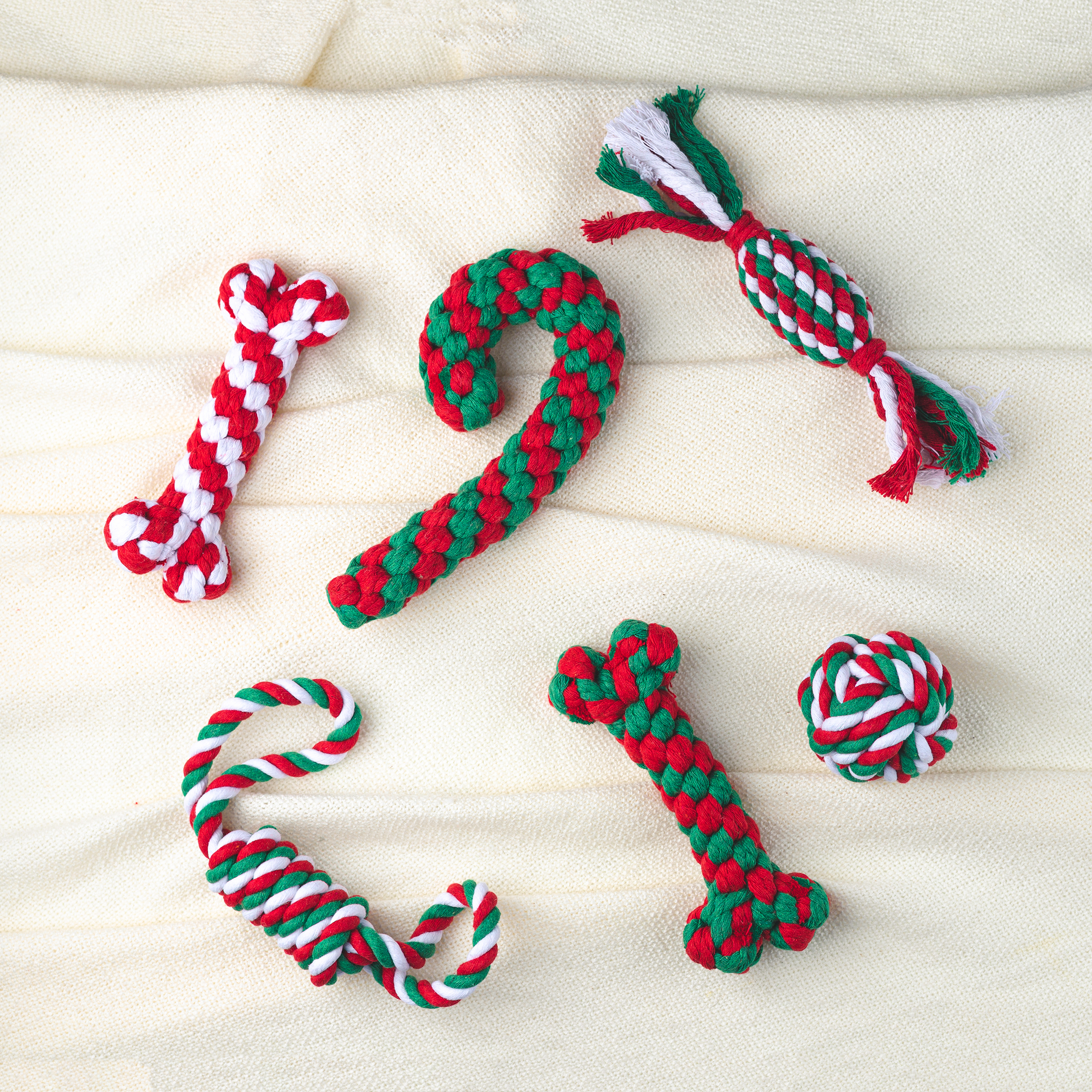 毛孩玩具 | 聖誕繩結拉扯玩具 - LeapSelect
