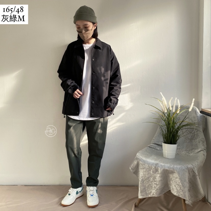 #046 拉鍊口袋 微彈 工裝 長褲