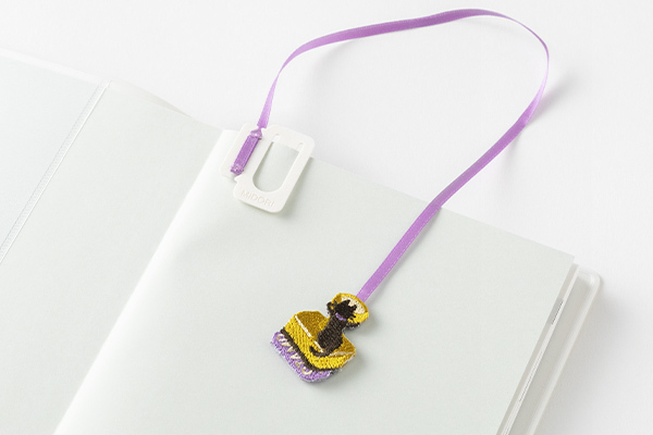 MIDORI 刺繡書籤夾 貓咪