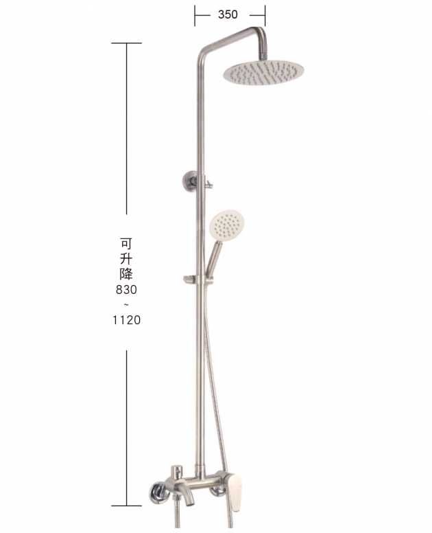 摩登 不鏽鋼花灑沐浴龍頭 (下出水) M-2313ST