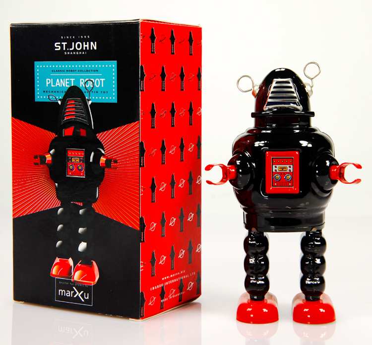 SAINT JOHN black planet robot