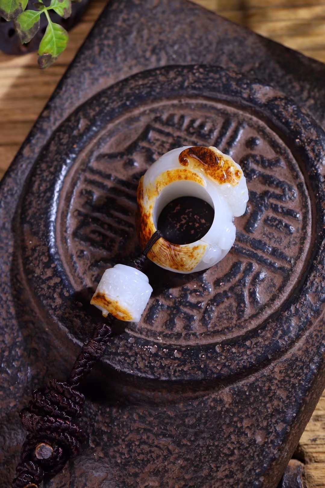 113728 和田玉籽料貔貅