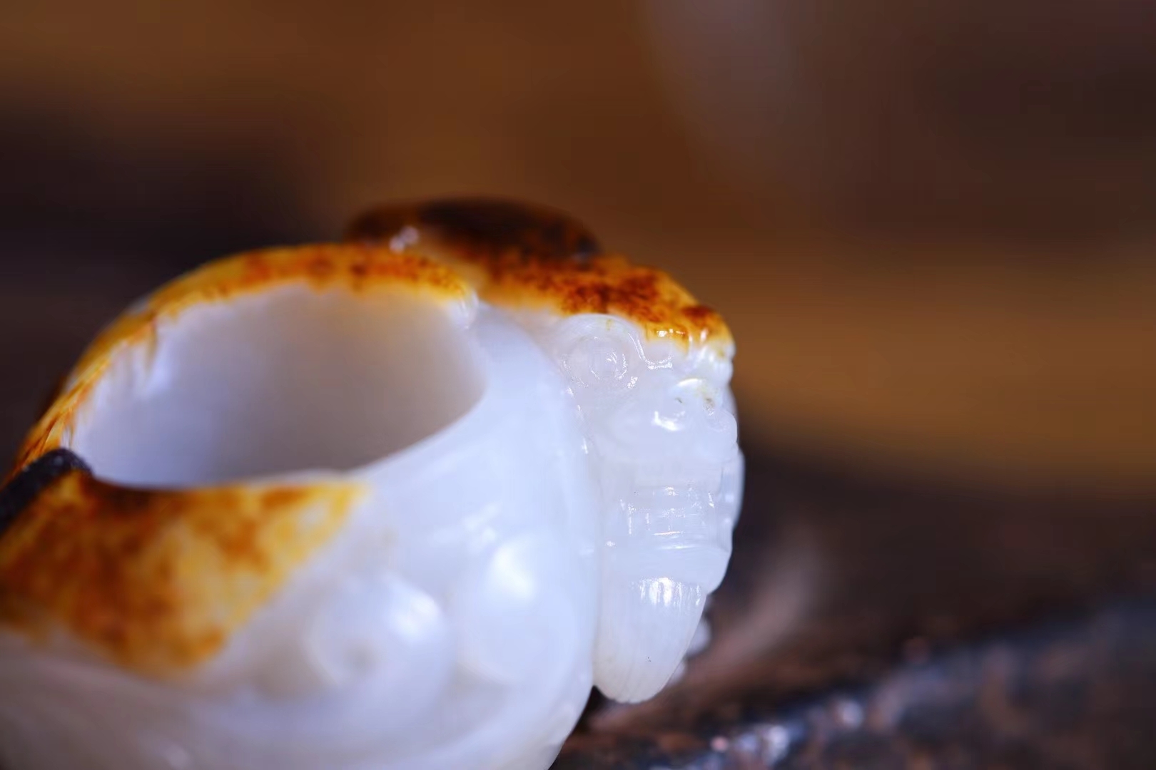 113728 和田玉籽料貔貅