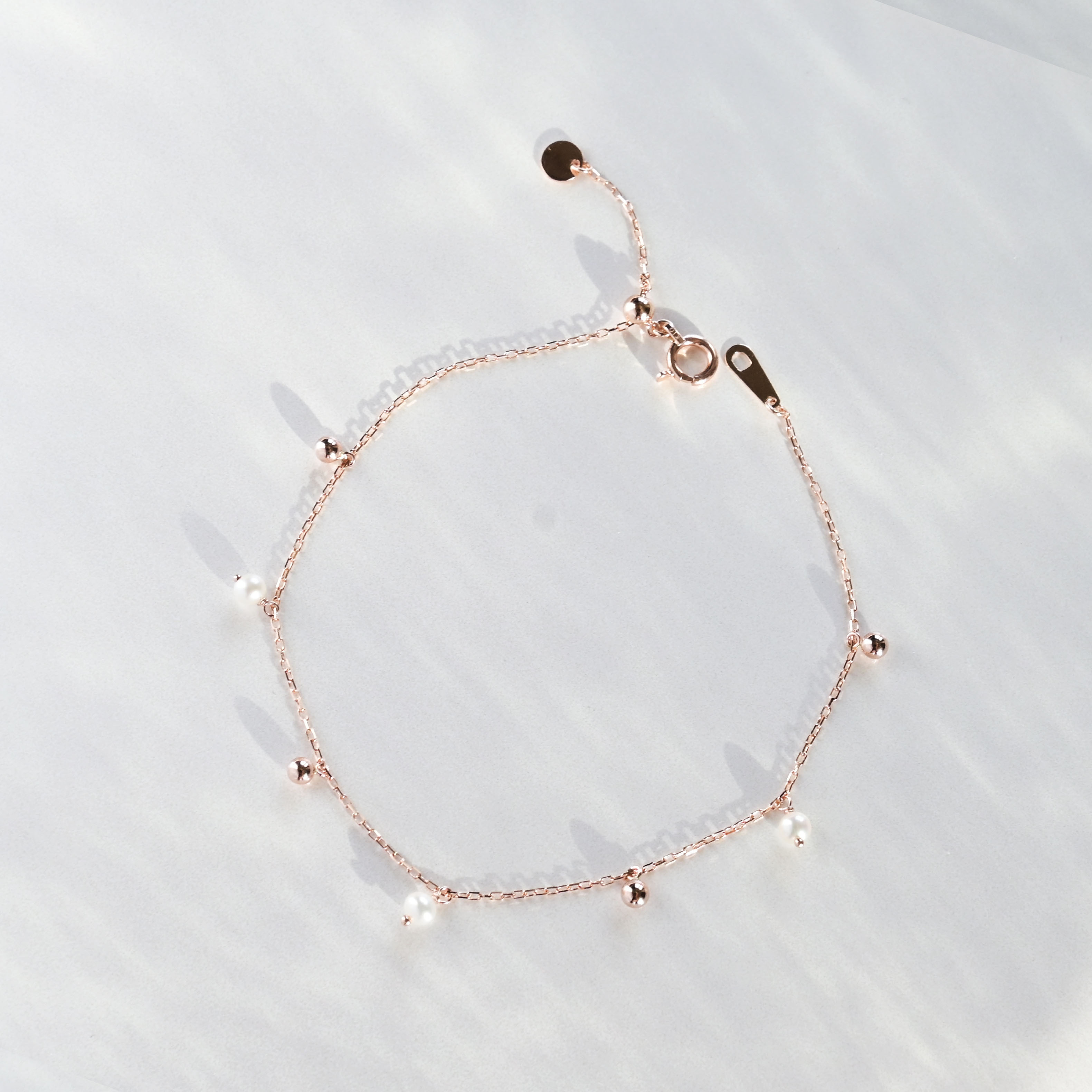 吊墜珍珠圓珠手鍊