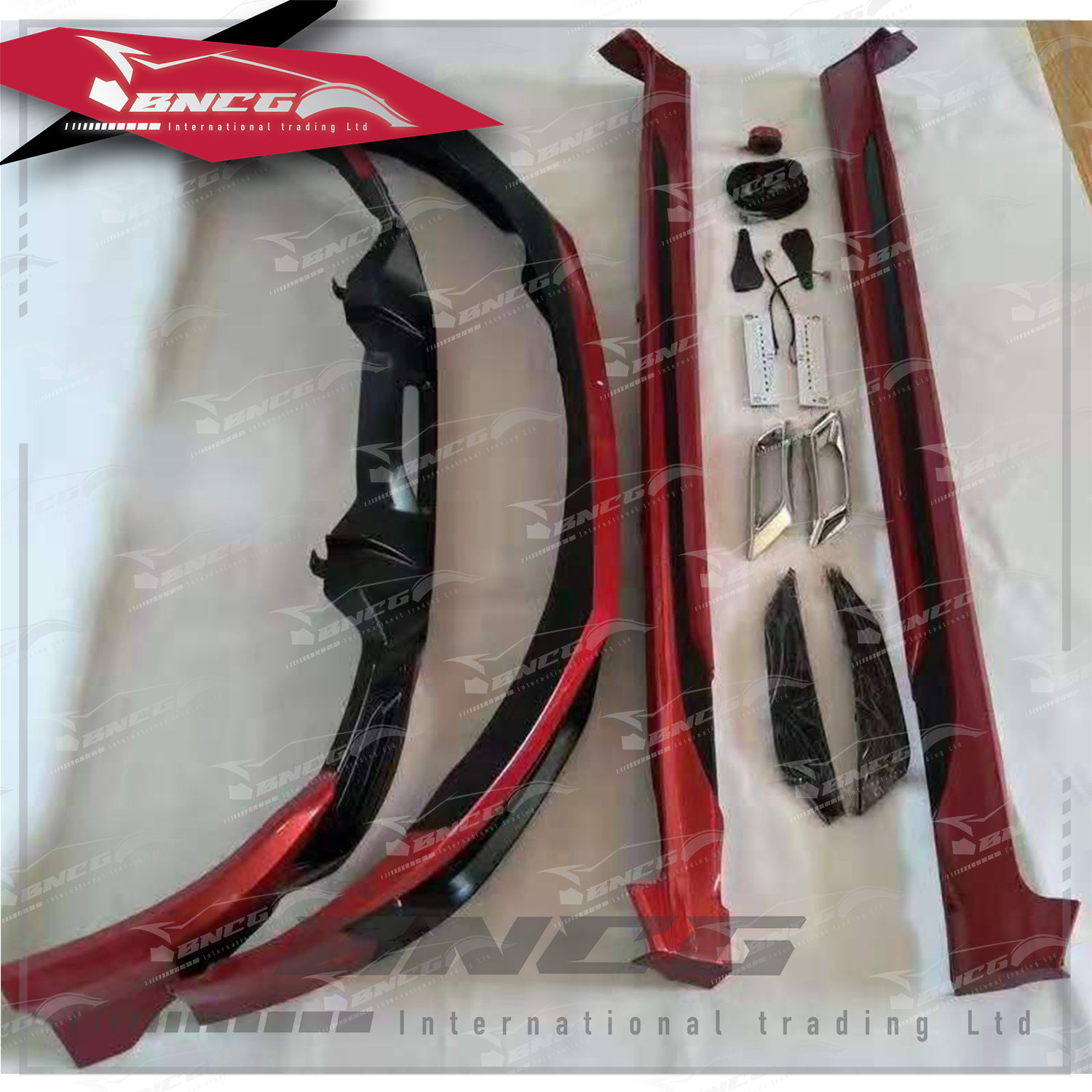 豐田 Toyota CHR 外觀件 空力套件 大包圍 ABS 素材 前導流 後導流 頂翼 尾翼 側裙