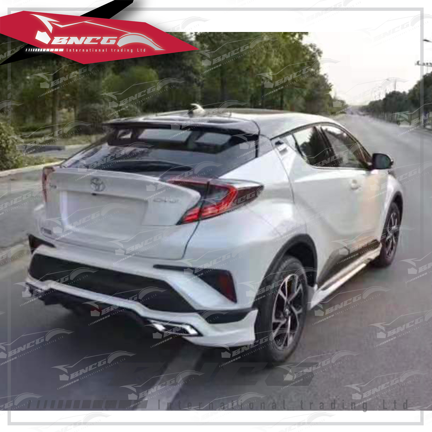 豐田 Toyota CHR 外觀件 空力套件 大包圍 ABS 素材 前導流 後導流 頂翼 尾翼 側裙