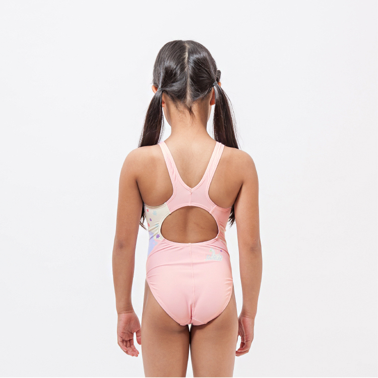 MAR-21073WJ 小女競賽型泳裝 - SWAN