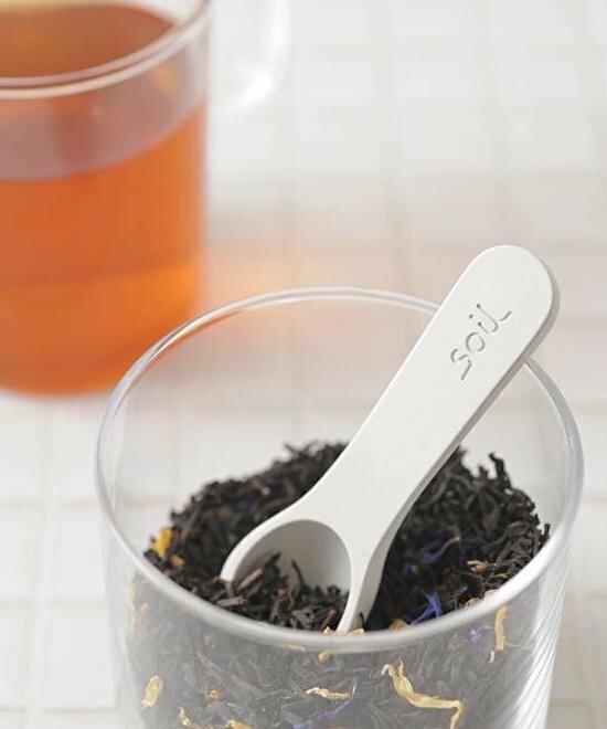 Soil - [Made in Japan] Diatomaceous Earth Seasoning Spoon (White)