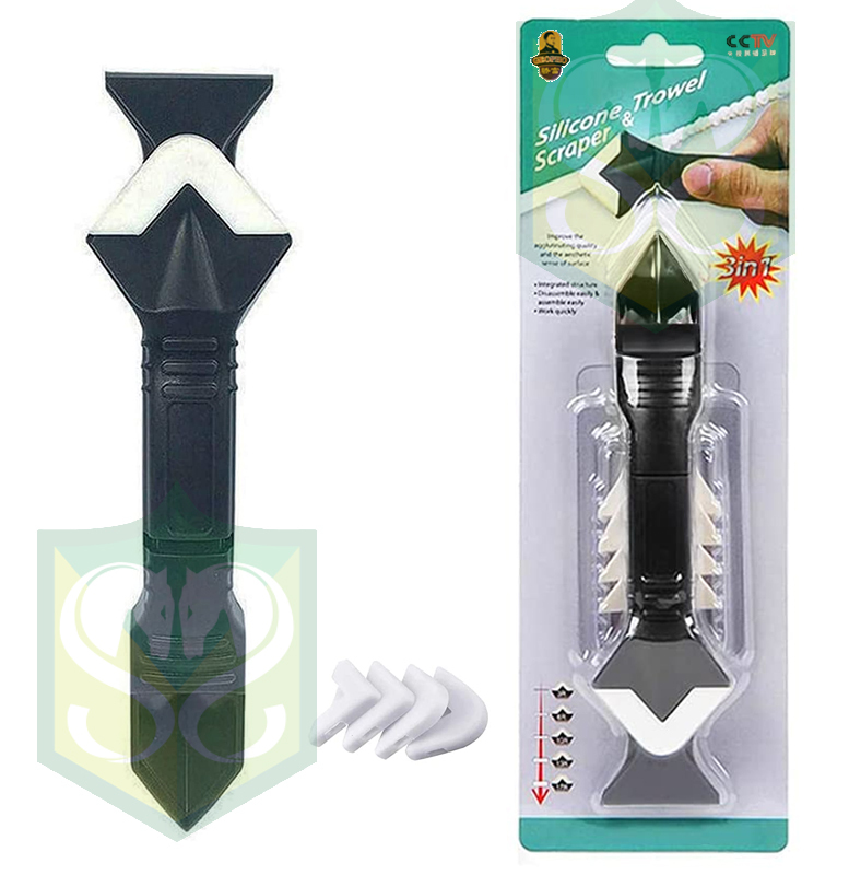 Silicone Trowel & Scraper ( 3in1)