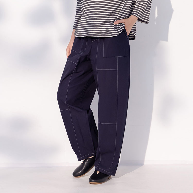 自由自在跳色裝飾褲-無際