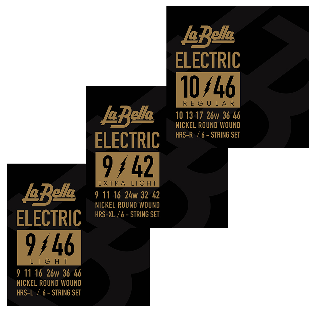 La Bella La Bella HRS 系列 電吉他弦 — 三峽烏克麗麗