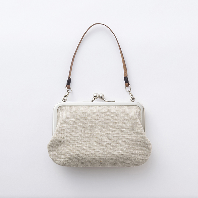 中川政七-鹿家族 手提口金包 原色