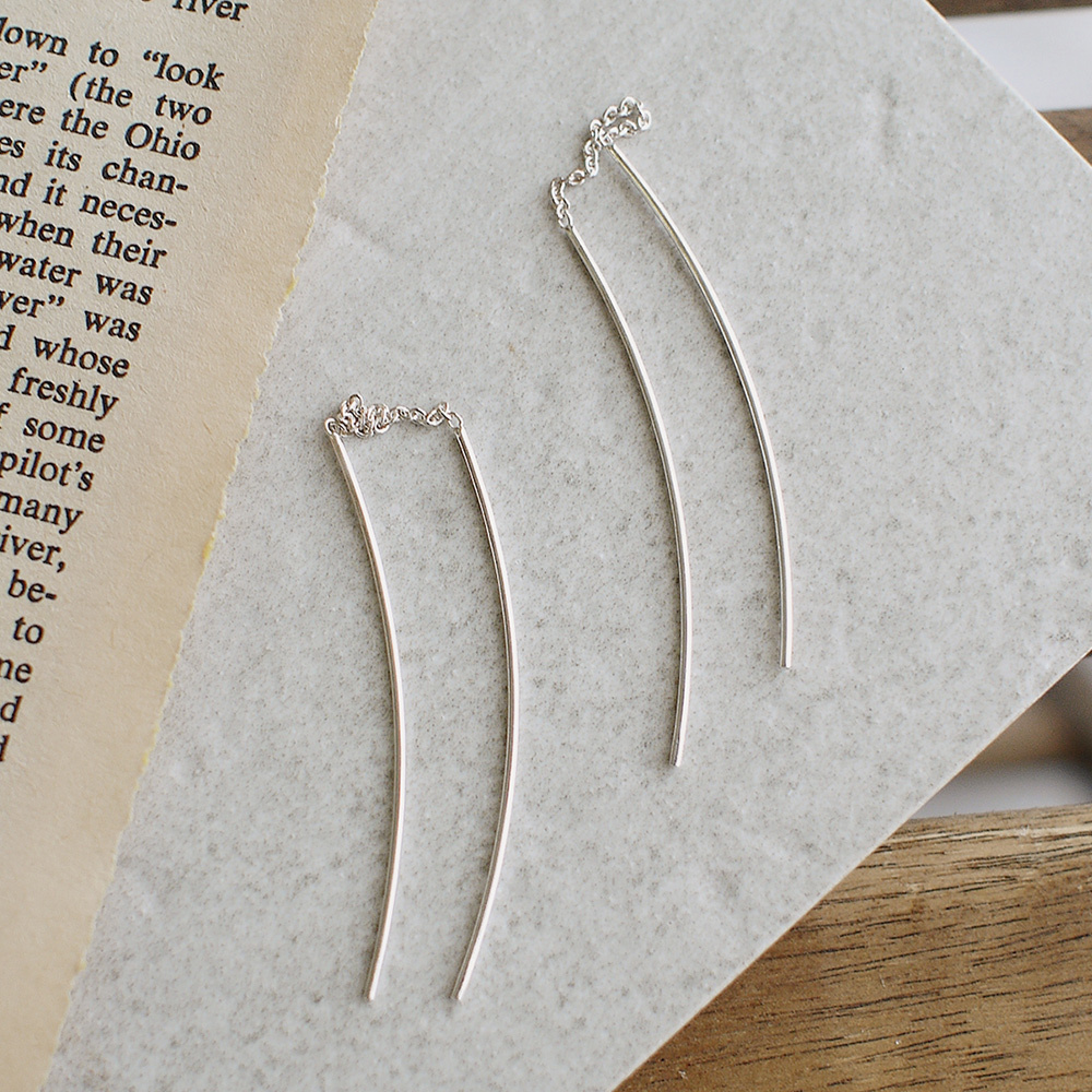 愛情路上純銀耳線式耳環/SE566